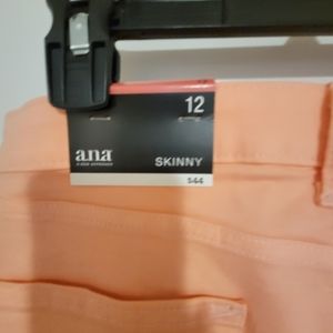 Women orange pants